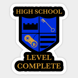 High school level complete Sticker